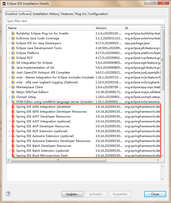 eclipse安裝spring ide的步驟詳解