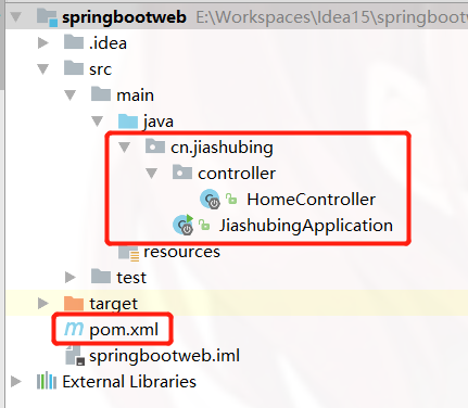 通過簡單方法實現spring boot web項目