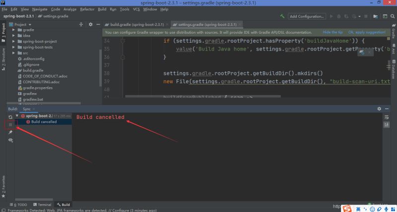 springboot-2.3.x最新版源碼閱讀環境搭建(基于gradle構建)