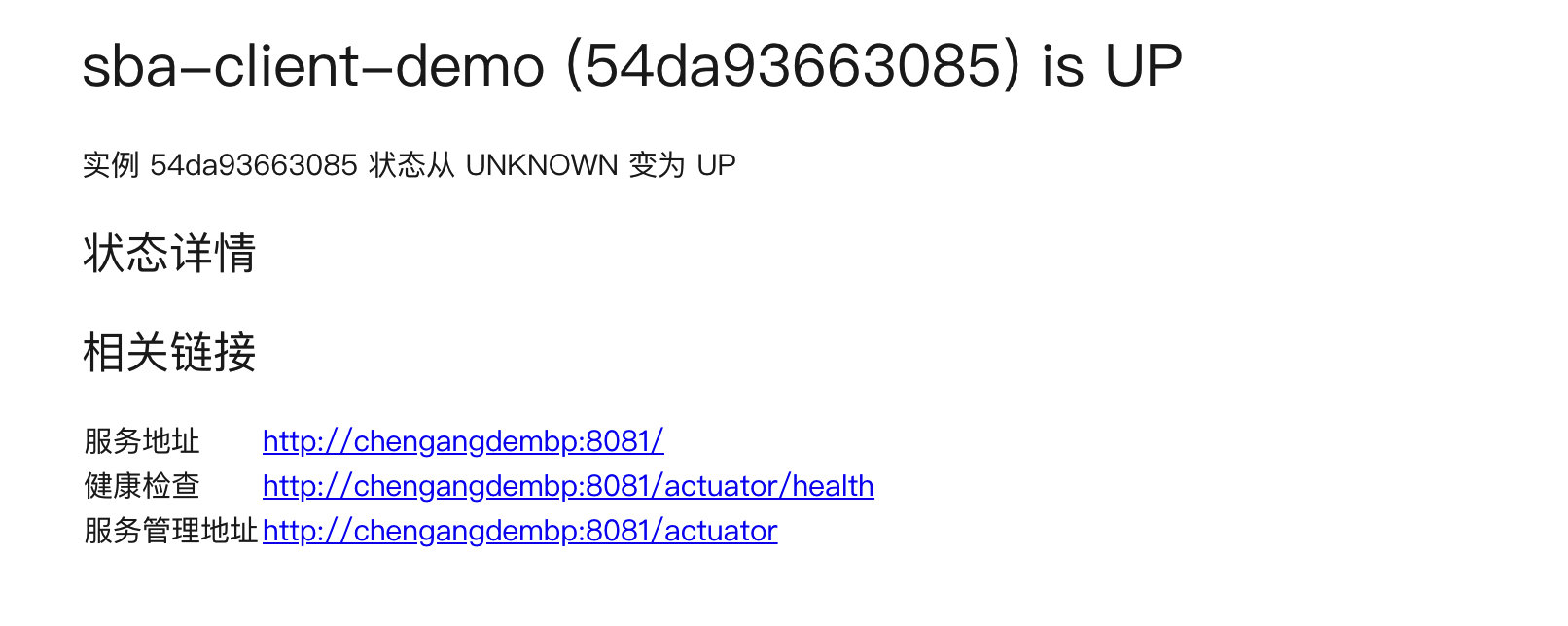 Spring Boot Admin實現服務健康預警功能
