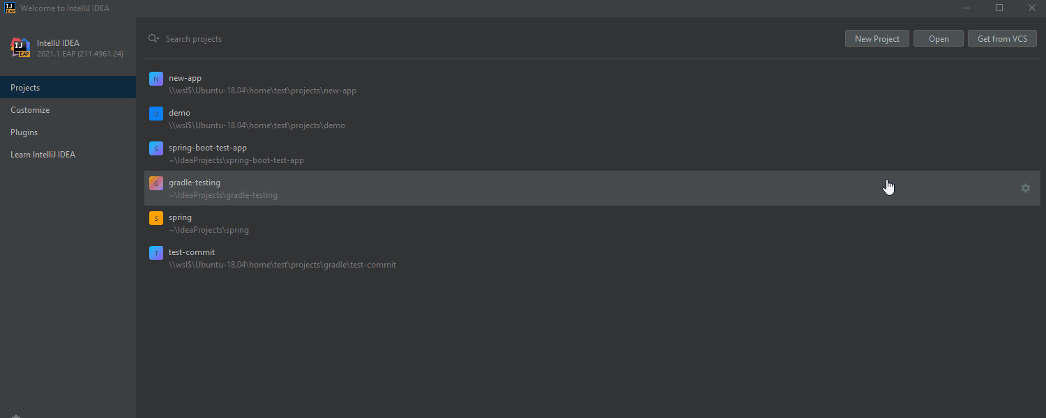 IntelliJ IDEA 2021.1 EAP 1 發(fā)布支持 Java 16 和 WSL 2