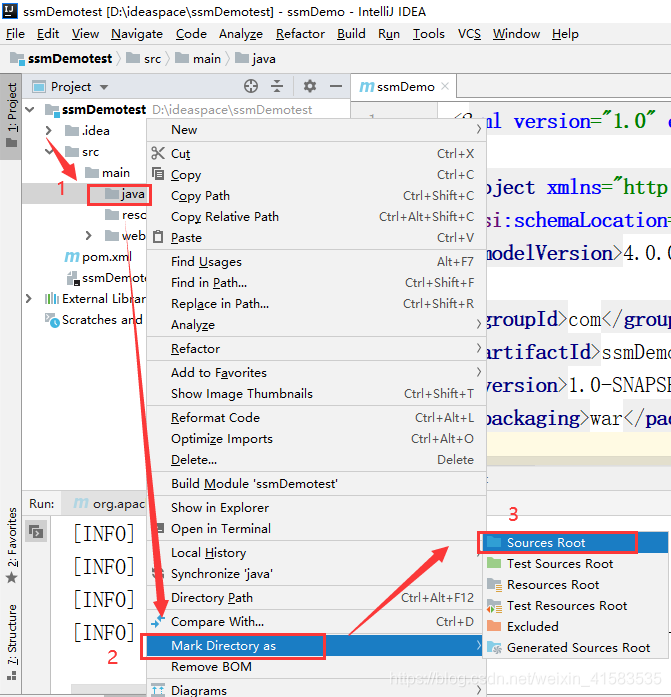 通過IEAD+Maven快速搭建SSM項目的過程(Spring + Spring MVC + Mybatis)