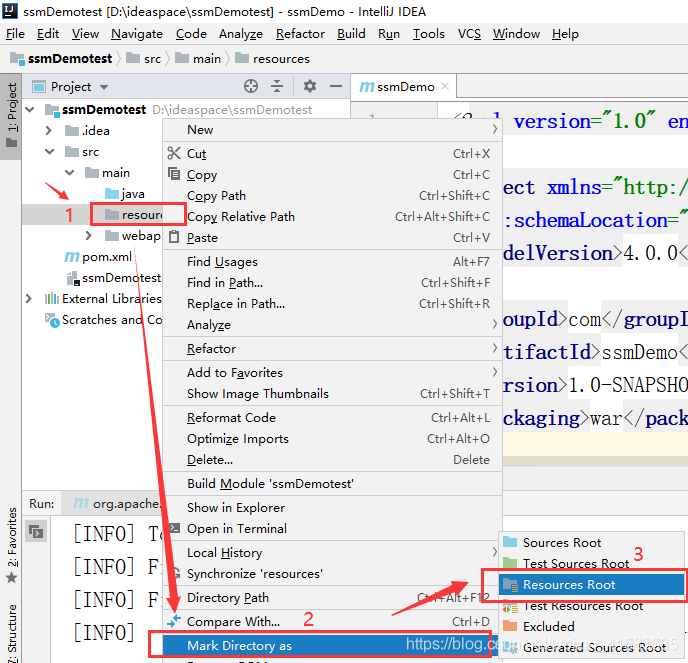 通過IEAD+Maven快速搭建SSM項目的過程(Spring + Spring MVC + Mybatis)
