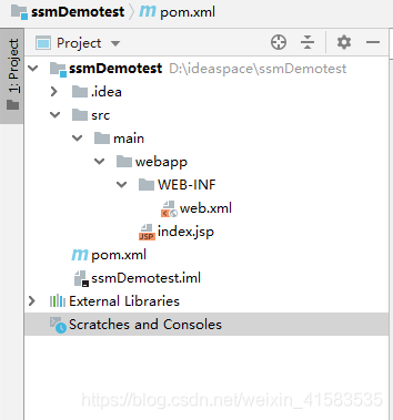 通過IEAD+Maven快速搭建SSM項目的過程(Spring + Spring MVC + Mybatis)