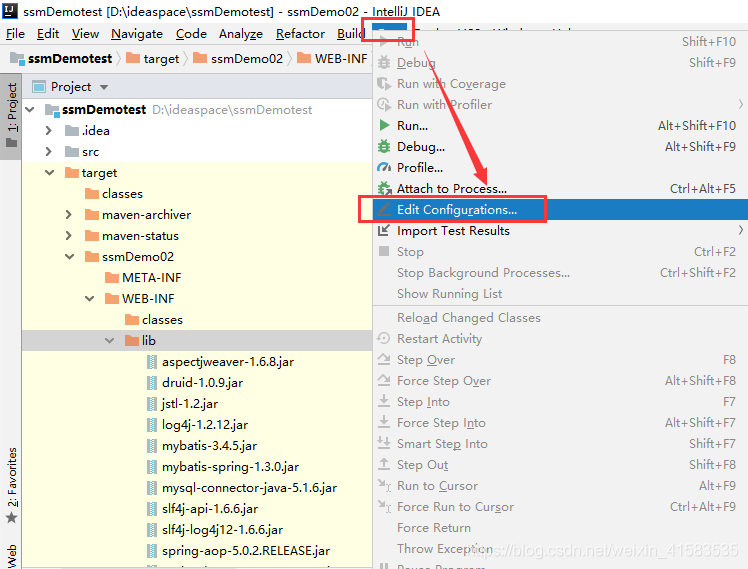 通過IEAD+Maven快速搭建SSM項目的過程(Spring + Spring MVC + Mybatis)