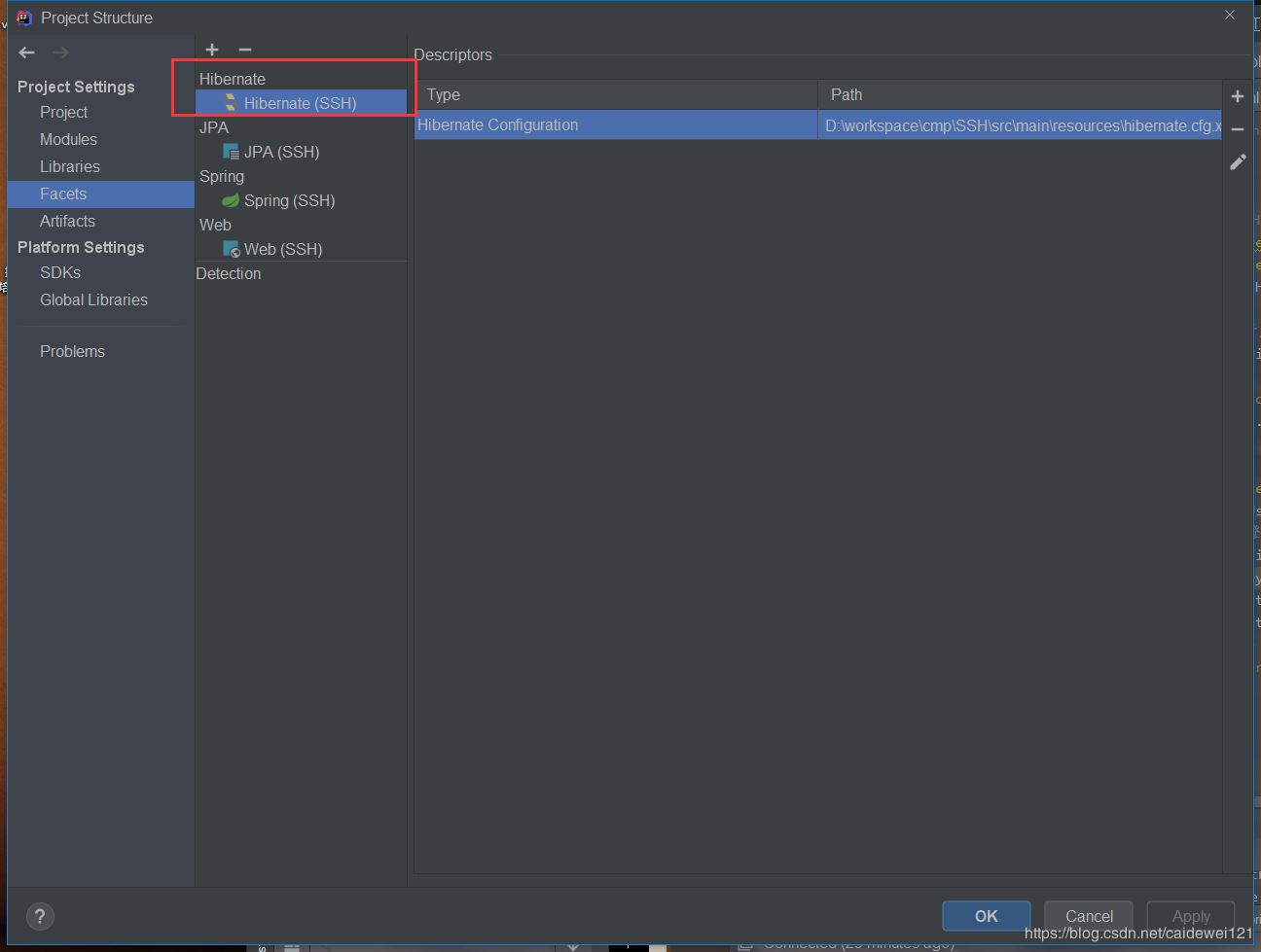 Idea+maven搭建SSH(struts2+hibernate5+spring5)環境的方法步驟