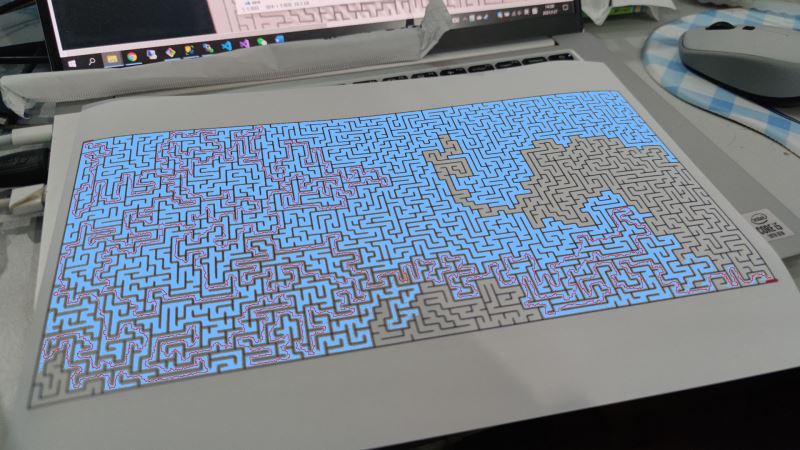 Javascript結合Vue實現(xiàn)對任意迷宮圖片的自動尋路