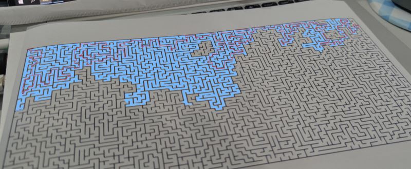 Javascript結合Vue實現(xiàn)對任意迷宮圖片的自動尋路