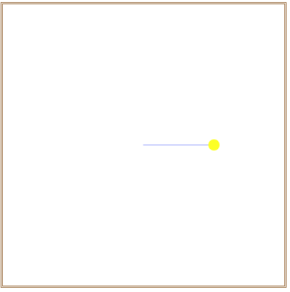 JavaScript實現沿五角星形線擺動的小圓實例詳解