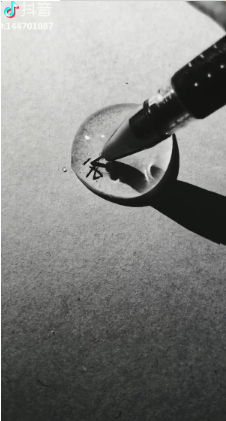 抖音水滴里面寫字怎么玩？水里寫字玩法教程介紹