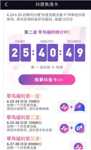 抖音無限流量卡好用嗎?資費特權介紹