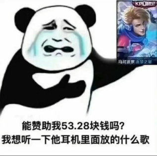 【能贊助我53.28塊錢(qián)嗎】抖音王者榮耀能贊助我嗎表情包分享