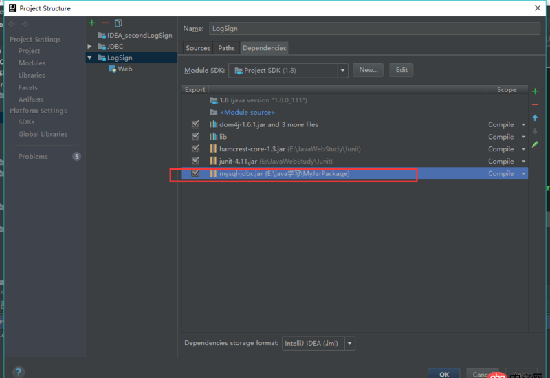 windows - idea提示錯誤：java.lang.ClassNotFoundException: com.mysql.jdbc.Driver