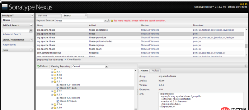 java - maven依賴無法拉取hbase jar