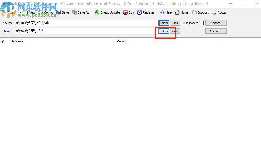 Batch DOC to PDF Converter把Word轉換成PDF文件的方法