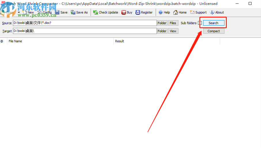 Batch Word Shrink Compactor批量壓縮Word文件的方法