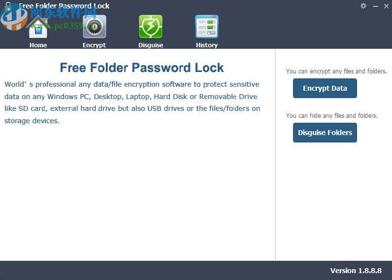 使用Free Folder Password Lock隱藏文件夾的方法步驟