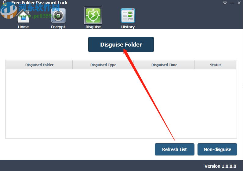 使用Free Folder Password Lock隱藏文件夾的方法步驟