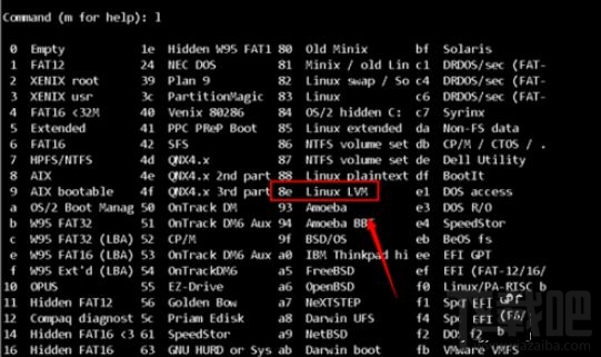 linux下分區id如何修改