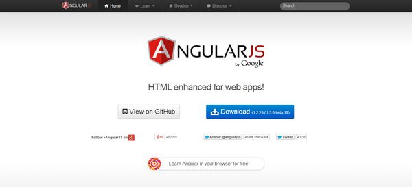 2014年最火的 21個JavaScript 框架