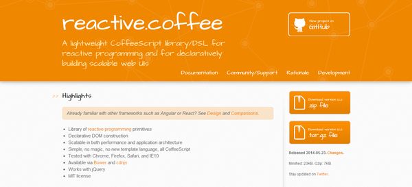 2014年最火的 21個JavaScript 框架