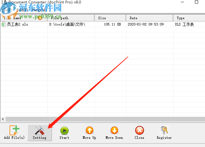VeryPDF Document Converter將Excel轉(zhuǎn)換成PDF的方法