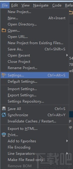 phpstorm設置背景顏色的方法