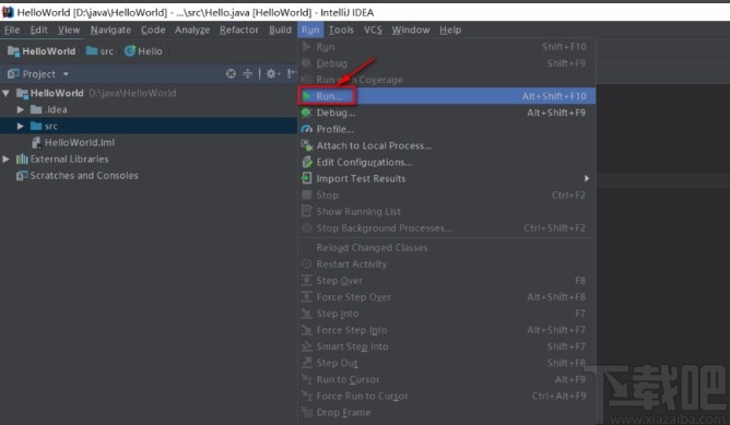IntelliJ IDEA運行java程序的方法
