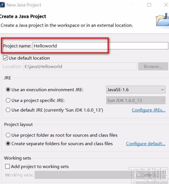myeclipse創建java項目的方法