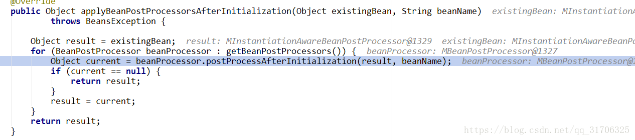 淺談Spring中幾個PostProcessor的區別與聯系