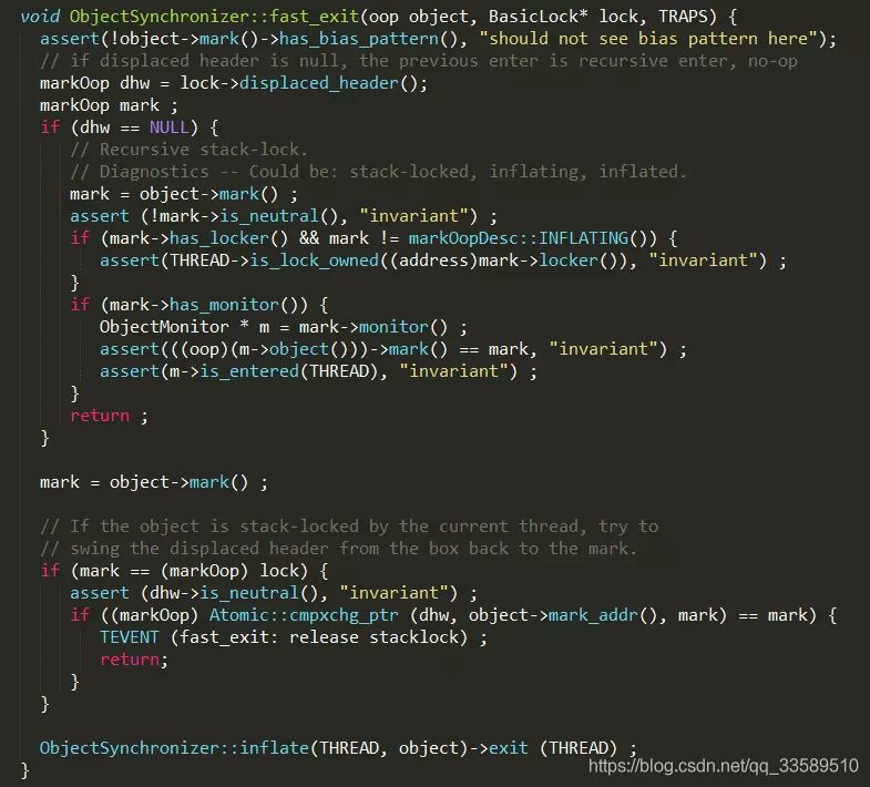 Java同步關鍵字synchronize底層實現原理解析