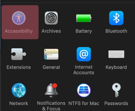 macOS鼠標指針樣式設置方法介紹