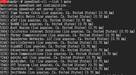 Speedtest測(cè)速怎么看?Linux Speedtest測(cè)試方法