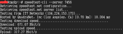 Speedtest測(cè)速怎么看?Linux Speedtest測(cè)試方法