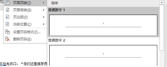 word頁(yè)碼設(shè)置教程