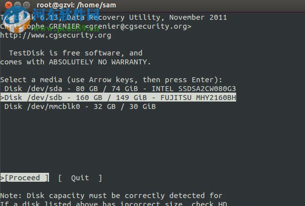 Linux分區表恢復的方法