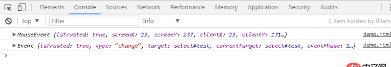 javascript - 請(qǐng)指條明路,angular的$event,在select中卻是undefined?
