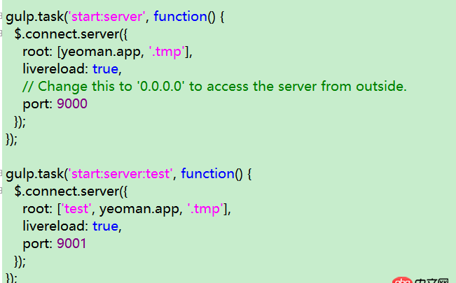 javascript - grunt server啟動報錯