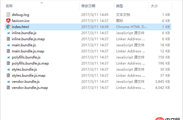angular.js - Angular 2 寫(xiě)一 段 Hello 用 ng build 之后點(diǎn)HTML 不能加載