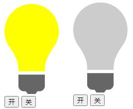 js實現電燈開關效果