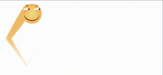 JS寫滑稽笑臉運動效果