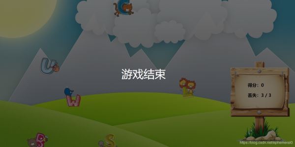 原生js實現的金山打字小游戲(實例代碼詳解)