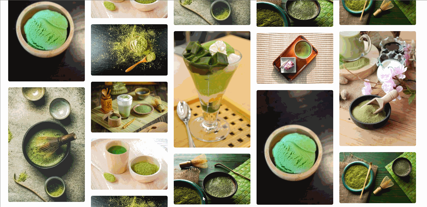 JS實(shí)現(xiàn)瀑布流效果