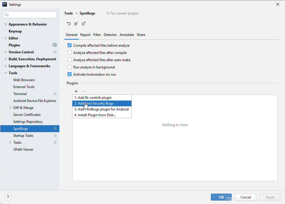 IDEA 使用 SpotBugs 找出你代碼中的bug問題
