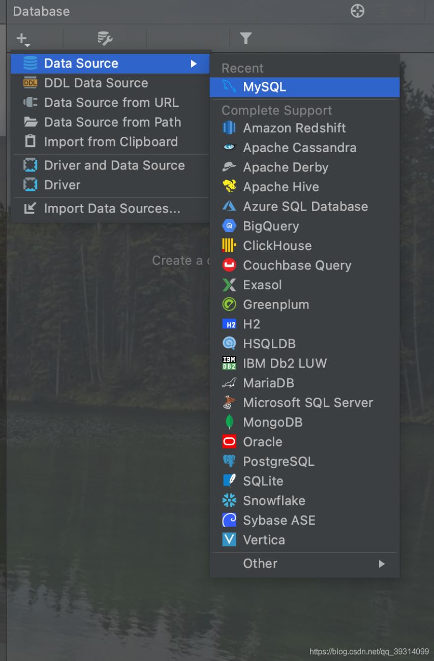 使用idea的database模塊繪制數據庫er圖的方法