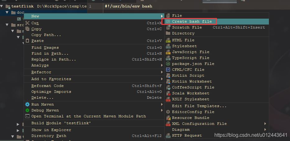 Idea使用Bashsupport插件編輯Shell腳本的方法