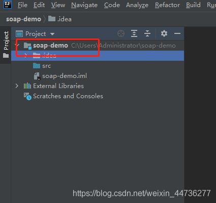 IDEA利用自帶Axis工具和wsdl文件反向生成服務端客戶端代碼圖文詳解
