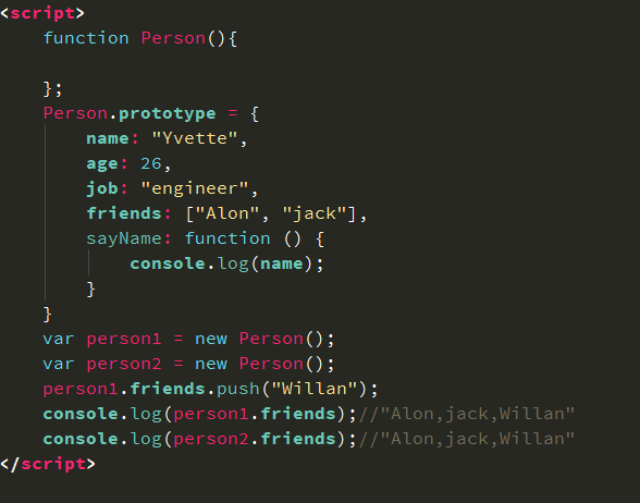 JS創(chuàng)建對(duì)象幾種不同方法詳解
