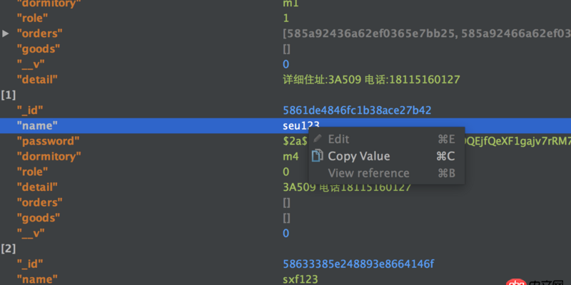 webstorm中的mongodb插件問題