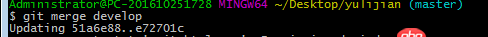 javascript - git merge會出現Updating 51a6e88..e72701c error: cannot